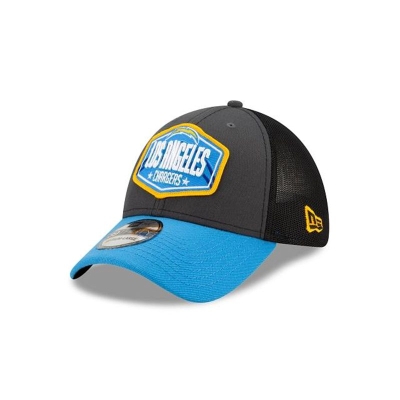 Los Angeles Chargers Gorra | New Era NFL Draft 39thirty Stretch Fit Cap Mexico - Grises